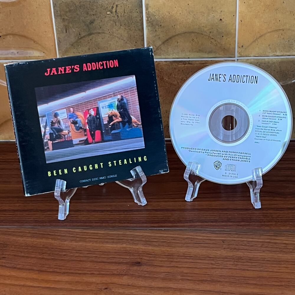 Jane's Addiction Been Caught Stealing/Had a Dad Maxi Single CD 1990 Warner Bros.